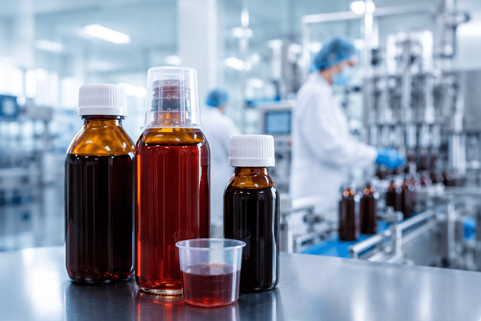 Syrups manufacturing